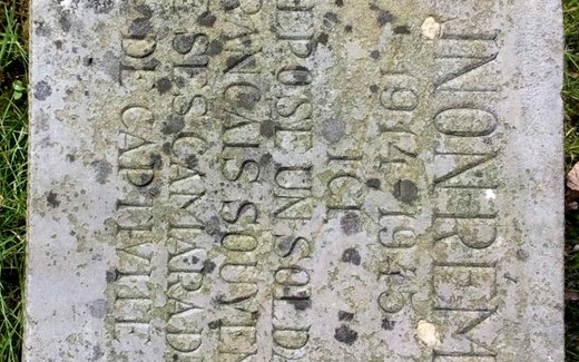 Ansicht der Kriegsgräberstätte Achim - Baden, Ev. - luth. Friedhof