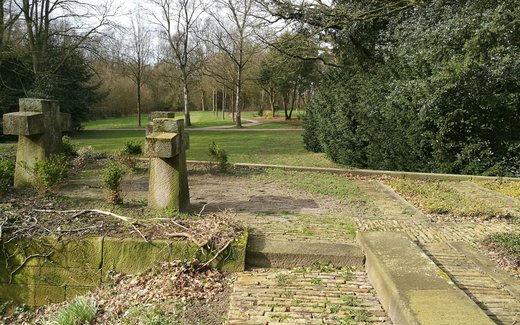 Ansicht der Kriegsgräberstätte Aumund