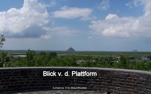 Ansicht der Kriegsgräberstätte Mont d'Huisnes