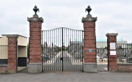 Ansicht der Kriegsgräberstätte La Gorgue (Communal Cemetery)