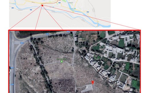 Ansicht der Kriegsgräberstätte Begobat I - KGF