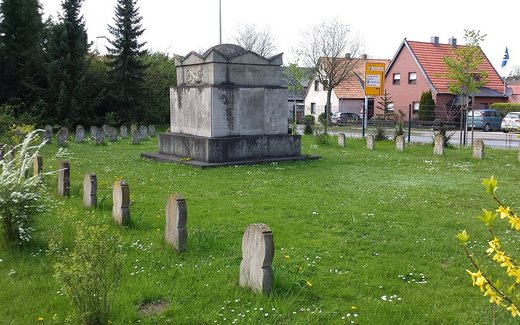 Ansicht der Kriegsgräberstätte Alfeld/Leine
