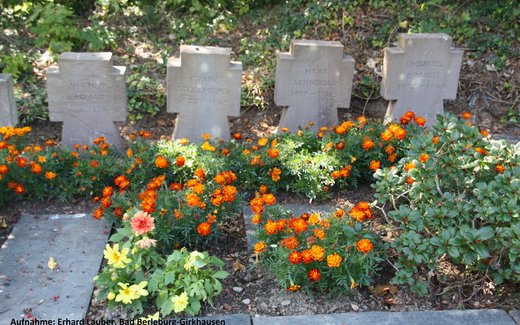 Ansicht der Kriegsgräberstätte Bad Berleburg-Girkhausen-Gemeindefriedhof