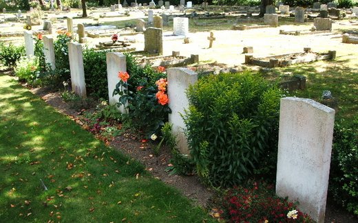 Ansicht der Kriegsgräberstätte Felixstowe