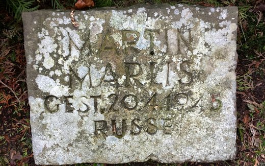 Ansicht der Kriegsgräberstätte Artlenburg, Ev.- luth. Friedhof