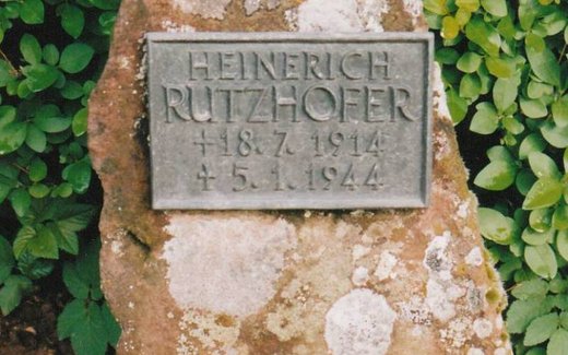 Ansicht der Kriegsgräberstätte Amorbach