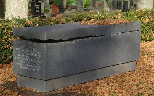 Ansicht der Kriegsgräberstätte Vacha