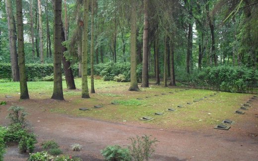 Ansicht der Kriegsgräberstätte Ahrensfelde, Ostfriedhof