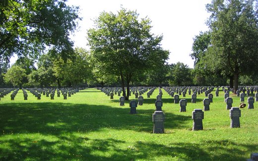 Ansicht der Kriegsgräberstätte Andilly