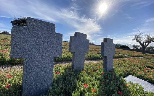 Ansicht der Kriegsgräberstätte Maleme