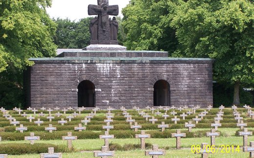 Ansicht der Kriegsgräberstätte Lommel