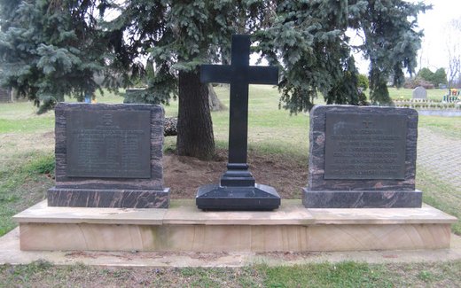 Ansicht der Kriegsgräberstätte Ahlsdorf