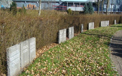 Ansicht der Kriegsgräberstätte Aabenraa