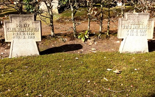 Ansicht der Kriegsgräberstätte Bad Sachsa, Ev.- luth. Gemeindefriedhof