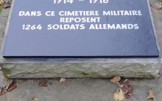 Ansicht der Kriegsgräberstätte Caix