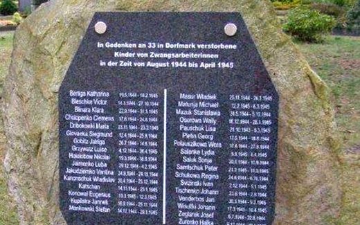 Ansicht der Kriegsgräberstätte Bad Fallingbostel - Dorfmark, Ev.- luth. Friedhof