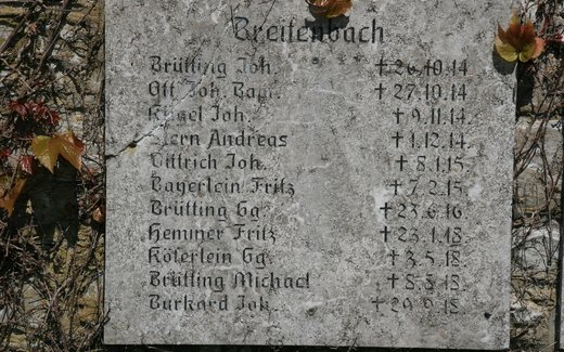 Ansicht der Kriegsgräberstätte Ebermannstadt