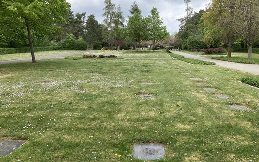 Ansicht der Kriegsgräberstätte Magdeburg-Westerhüsen