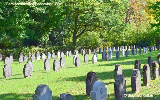 Ansicht der Kriegsgräberstätte Saarlouis-Garnisonsfriedhof