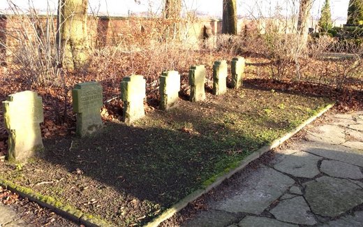 Ansicht der Kriegsgräberstätte Uelzen - Hanstedt II, Ev.- luth. Friedhof