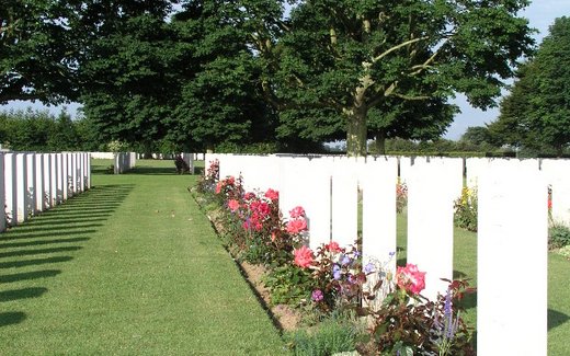 Ansicht der Kriegsgräberstätte Bayeux