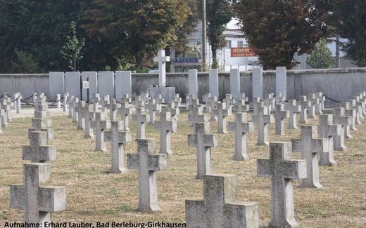 Ansicht der Kriegsgräberstätte Galati