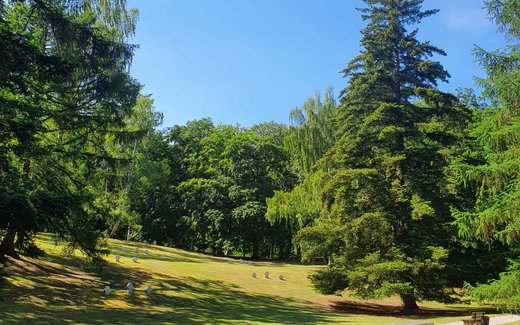 Ansicht der Kriegsgräberstätte Garz, Kriegsgräberstätte Golm