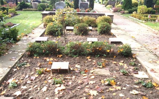 Ansicht der Kriegsgräberstätte Badbergen, Alter Friedhof