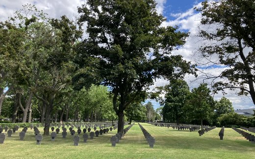 Ansicht der Kriegsgräberstätte Wien-Zentralfriedhof Gruppe 97