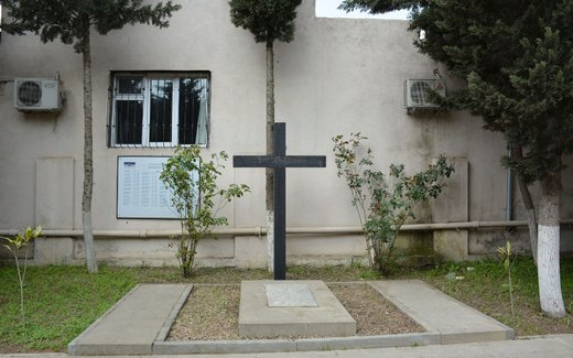 Ansicht der Kriegsgräberstätte Baku