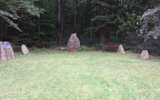 Ansicht der Kriegsgräberstätte Bad Gandersheim - Dannhausen, Kriegsgräberstätte