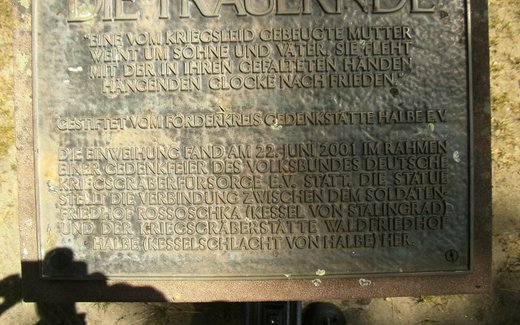 Ansicht der Kriegsgräberstätte Halbe