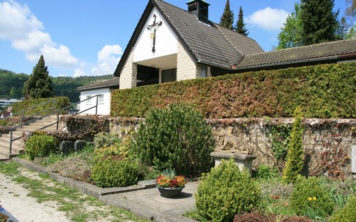 Ansicht der Kriegsgräberstätte Ebermannstadt