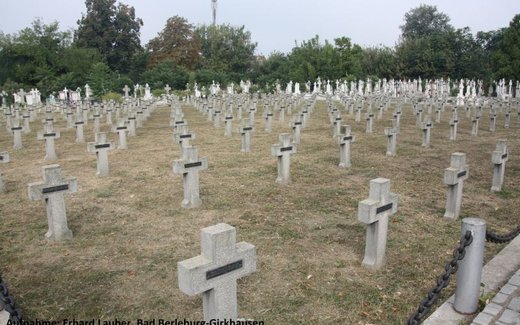 Ansicht der Kriegsgräberstätte Galati