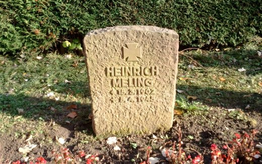 Ansicht der Kriegsgräberstätte Bad Salzdetfurth, Ev.- luth. Friedhof