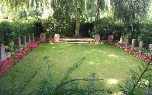 Ansicht der Kriegsgräberstätte Achim, Ev. - luth. Friedhof