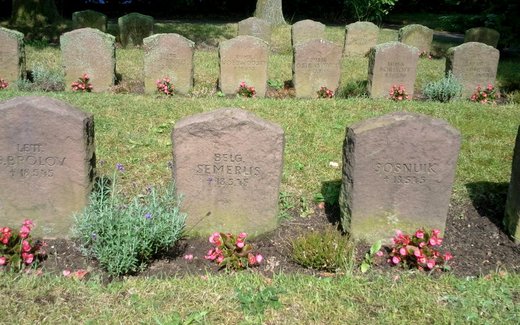 Ansicht der Kriegsgräberstätte Bassum, Ev. luth. Friedhof