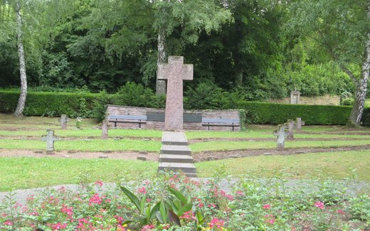 Ansicht der Kriegsgräberstätte Bad Salzschlirf,Gemeindefriedhof
