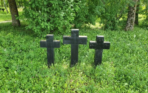 Ansicht der Kriegsgräberstätte Arsk