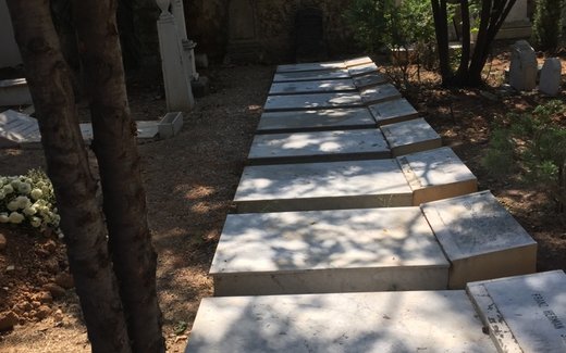 Ansicht der Kriegsgräberstätte Beirut