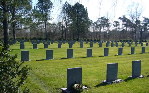 Ansicht der Kriegsgräberstätte Aalborg