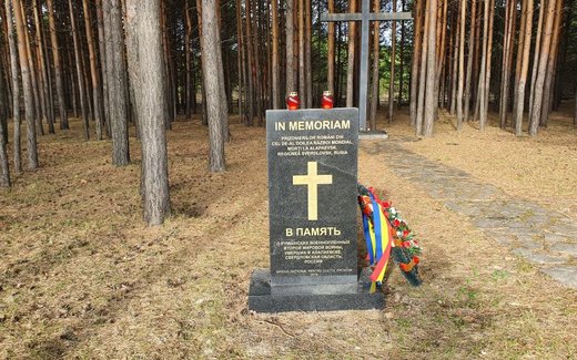 Ansicht der Kriegsgräberstätte Alapajewsk