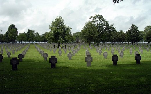 Ansicht der Kriegsgräberstätte Maissemy