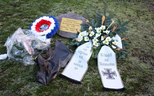 Ansicht der Kriegsgräberstätte Ganderkesee, Alter Ev.- luth. Friedhof