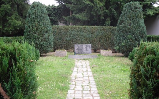 Ansicht der Kriegsgräberstätte Altlandsberg, Stadtfriedhof