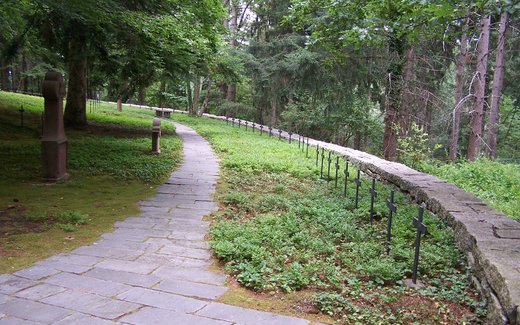 Ansicht der Kriegsgräberstätte Ammerschwihr