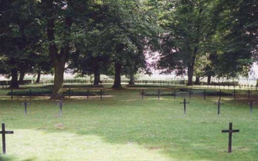 Ansicht der Kriegsgräberstätte Beaucamps-Ligny