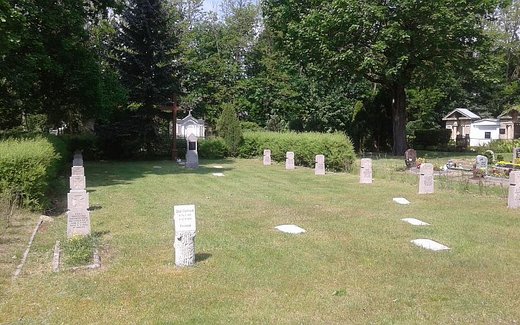 Ansicht der Kriegsgräberstätte Beeskow