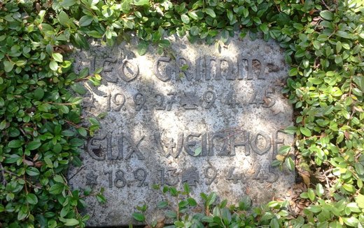 Ansicht der Kriegsgräberstätte Baddeckenstedt, Ev.- luth. Friedhof