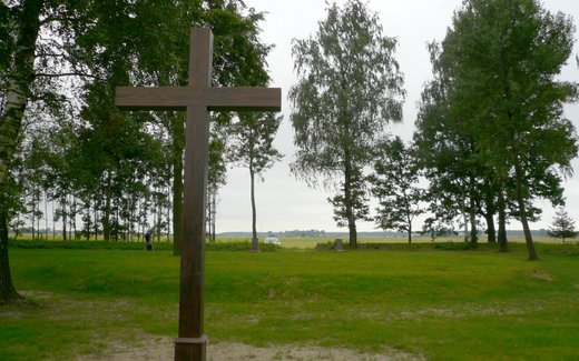 Ansicht der Kriegsgräberstätte Armoniskiai